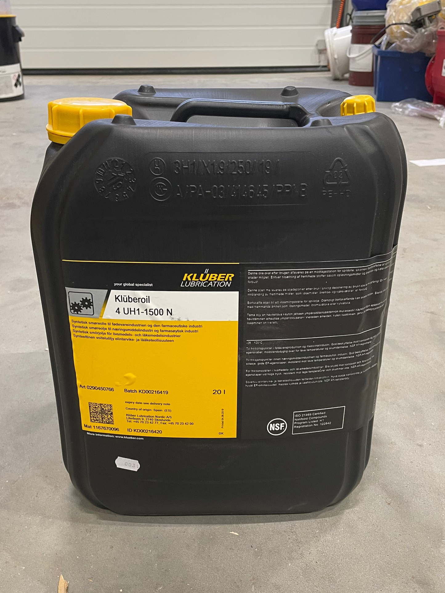 Klüberoil 4 UH1-1500 N - 20 Liter