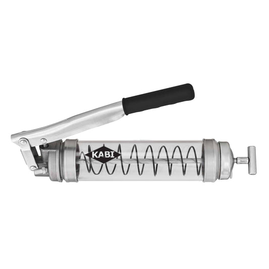 KABI Hävarmsdriven fettspruta med transparent cylinder